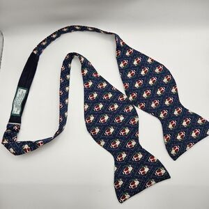 VTG Beau Ties LTD Vermont 2000 Santa Christmas Festive Holiday Bowtie 41.5x3.5